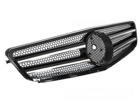 Sport Kühlergrill schwarz chrom für Mercedes C-Klasse W204 S204 2007-2014 - CR Tuning