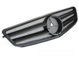 Kühlergrill für Mercedes C-Klasse W204 S204 2007-2014 schwarz Glanz - CR Tuning