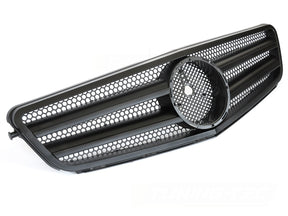 Kühlergrill für Mercedes C-Klasse W204 S204 2007-2014 schwarz Glanz - CR Tuning