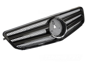 Sport Grill Kühlergrill für Mercedes C-Klasse W204 S204 2007-2014 schwarz - CR Tuning