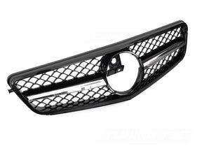 Sport Kühlergrill schwarz Glanz Chrom für Mercedes C-Klasse W204 07-14 - CR Tuning