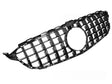 Sport Grill Glanz Schwarz Mercedes C-Klasse W205 S205 2014-2023 Kühlergrill