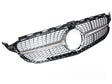 Diamond Kühlergrill silber für Mercedes C-Klasse W205 S205 2018-2023 mit Kamera