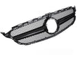 Kühlergrill Glanz Schwarz für Kamera für Mercedes C-Klasse W205 S205 2018-2023 - CR Tuning