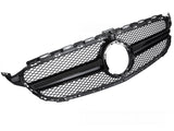 Kühlergrill Glanz Schwarz für Kamera für Mercedes C-Klasse W205 S205 2018-2023 - CR Tuning