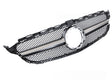 Kühlergrill Schwarz Silber für Mercedes C-Klasse W205 S205 C205 A205 2018-2023 - CR Tuning