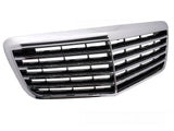 Frontgrill Kühlergrill für Mercedes E-Klasse W211 S211 2006-2009 Chrom Schwarz - CR Tuning