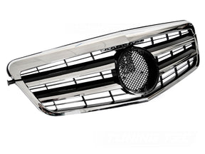 Sport Kühlergrill für Mercedes E-Klasse W212 S212 2009-2013 Schwarz Chrom - CR Tuning