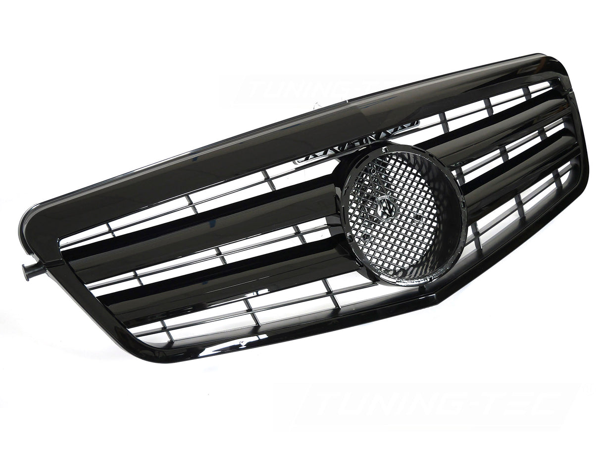 Sport Kühlergrill für Mercedes E-Klasse W212 S212 2009-2013 glanzschwarz - CR Tuning