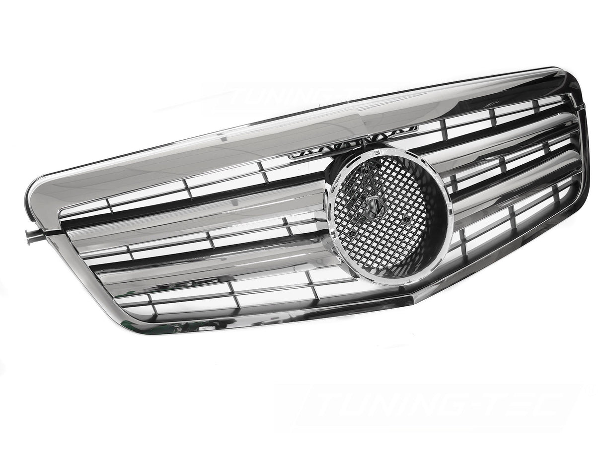 Sportgrill Kühlergrill für Mercedes E-Klasse W212 S212 2009-2013 Chrom - CR Tuning