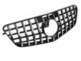 Kühlergrill für Mercedes E-Klasse W212 S212 2009-2013 Schwarz Chrom - CR Tuning