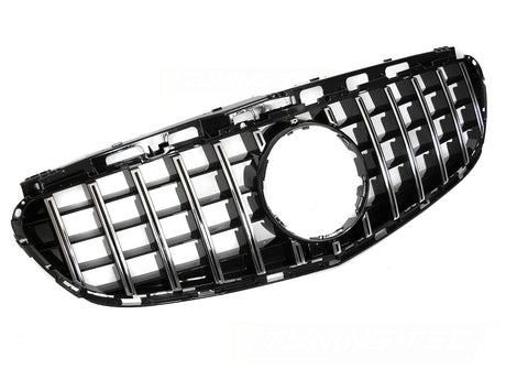 Sport Grill für Mercedes E-Klasse W212 S212 2013-2016 schwarz chrom - CR Tuning