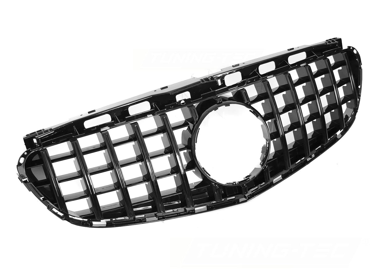 Sport Kühlergrill für Mercedes E-Klasse W212 S212 2013-2016 Glanz Schwarz - CR Tuning