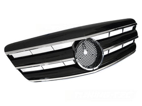 Sport Grill für Mercedes S-Klasse W221 2005-2009 schwarz chrom - CR Tuning