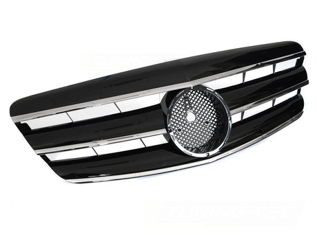 Sport Grill für Mercedes S-Klasse W221 2005-2009 schwarz chrom - CR Tuning