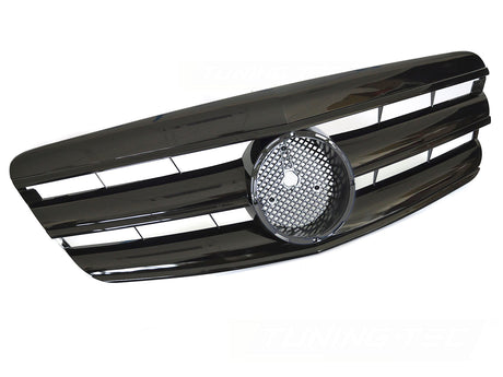 Sport Kühlergrill für Mercedes S-Klasse W221 2005-2009 schwarz Glanz - CR Tuning