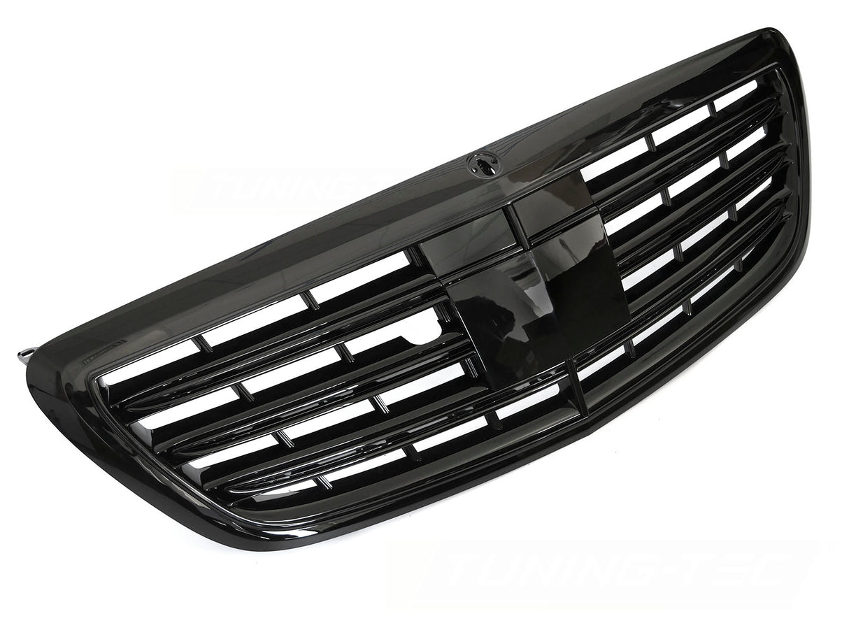 Kühlergrill Glossy Black für Mercedes S-Klasse W222 2013-2017 Night View - CR Tuning