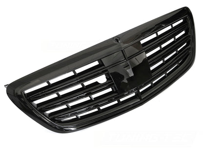 Kühlergrill Glossy Black für Mercedes S-Klasse W222 2013-2017 Night View