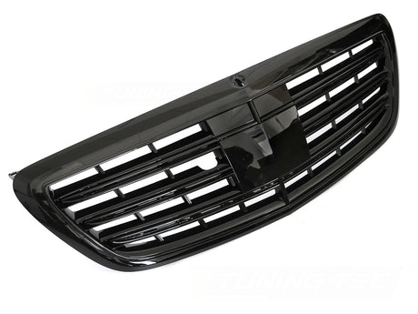 Kühlergrill Glossy Black für Mercedes S-Klasse W222 2013-2017 Night View - CR Tuning