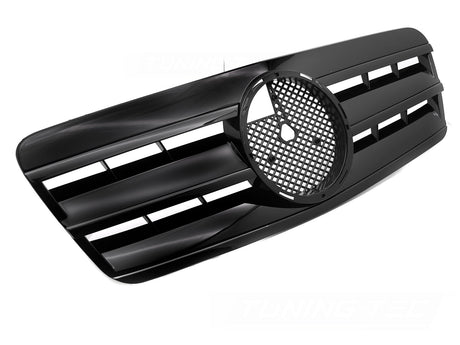 Sport Kühlergrill Glanz Schwarz für Mercedes CLK W208 1997-2003 - CR Tuning