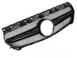 Sport Kühlergrill für Mercedes CLA W117 C117 X117 2013-2019 Glanz Schwarz - CR Tuning