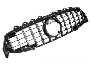 Sport Kühlergrill für Mercedes CLA C118 X118 2019-2023 schwarz chrom - CR Tuning