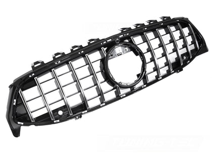 Sport Kühlergrill für Mercedes CLA C118 X118 2019-2023 schwarz chrom