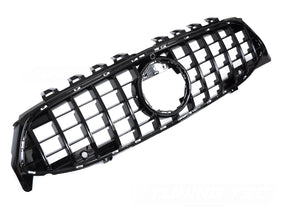 Sport Kühlergrill für Mercedes CLA C118 X118 2019-2023 schwarz Glanz - CR Tuning