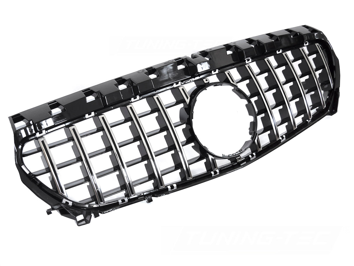Sport Kühlergrill für Mercedes CLA W117 C117 X117 2013-2019 schwarz chrom - CR Tuning