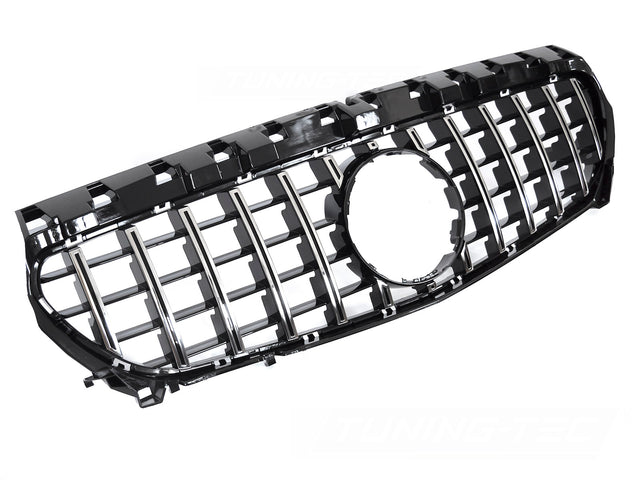 Sport Kühlergrill für Mercedes CLA W117 C117 X117 2013-2019 schwarz chrom - CR Tuning