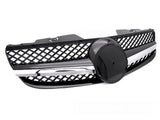 Sport Kühlergrill für Mercedes SL R230 2006-2008 glanzschwarz Chrom Design - CR Tuning