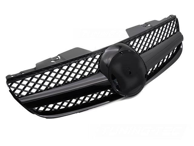 Sportgrill Kühlergrill für Mercedes SL R230 2006-2008 Schwarz Glanz - CR Tuning