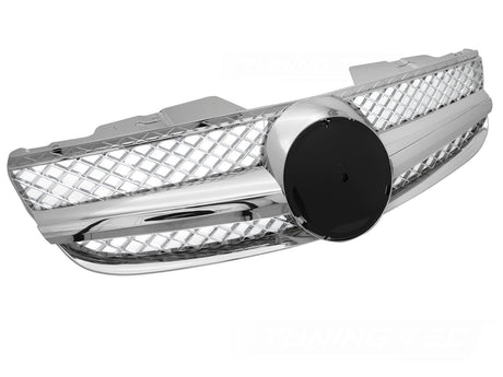 Sport Kühlergrill Chrom für Mercedes SL R230 2006-2008 Frontgrill Ersatzteil - CR Tuning