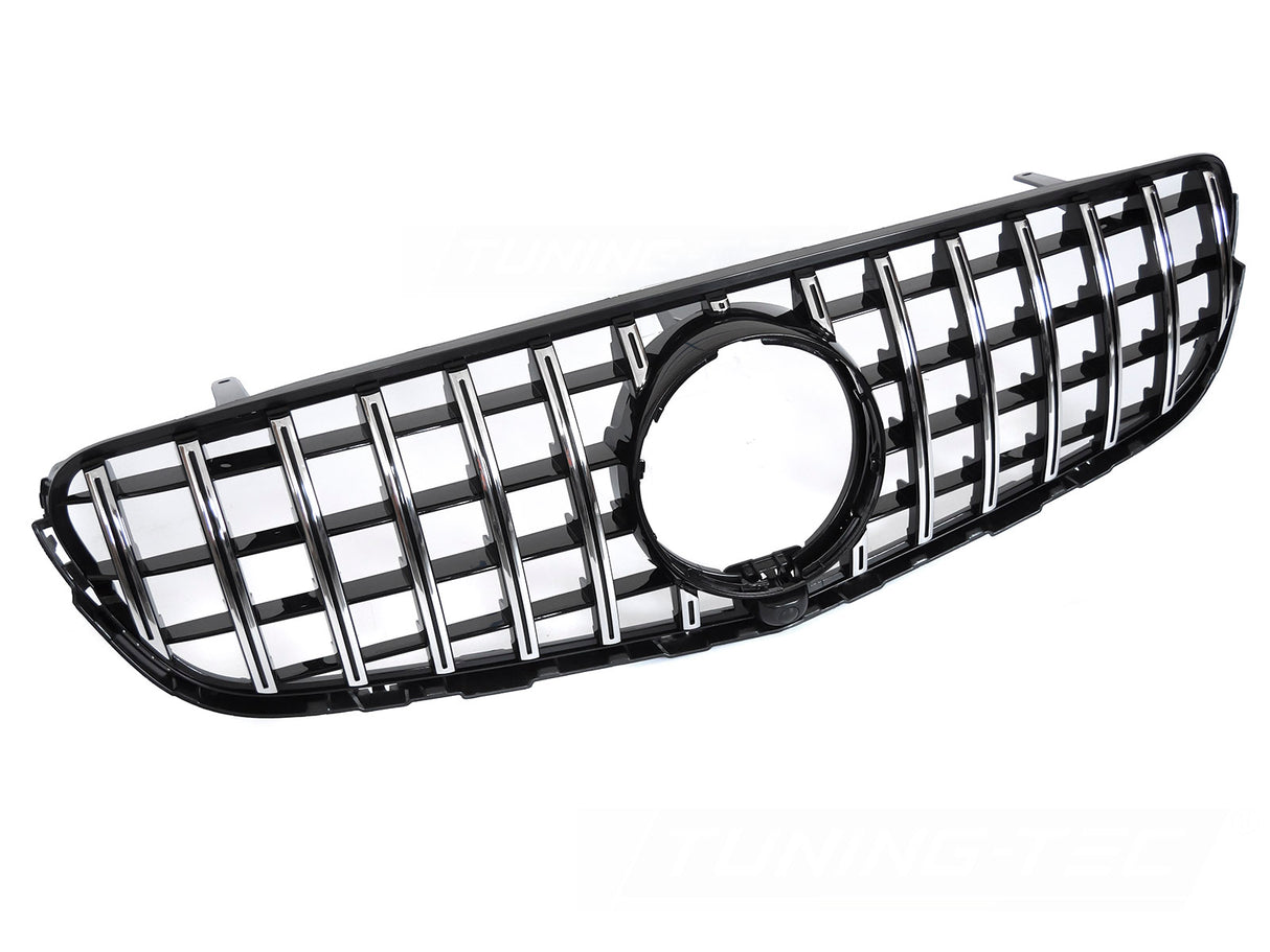 Sport Kühlergrill für Mercedes GLC X253 C253 2015-2018 schwarz chrom - CR Tuning
