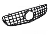 Sport Kühlergrill Glanz Schwarz für Mercedes GLC X253 C253 2015-2018 - CR Tuning