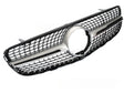 Diamond Kühlergrill Silber Chrom Mercedes GLC X253 C253 2015-2018 mit Kamera