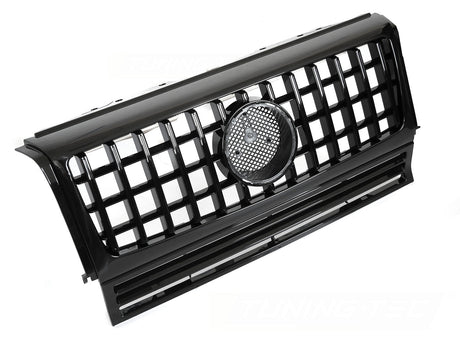 Sport Kühlergrill für Mercedes G-Klasse W463 1990-2012 W464 Glanz Schwarz - CR Tuning