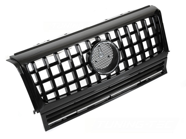 Sport Kühlergrill für Mercedes G-Klasse W463 1990-2012 W464 Glanz Schwarz - CR Tuning