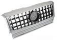Sport Kühlergrill W464 für Mercedes G-Klasse W463 1990-2012 Silber Chrom - CR Tuning