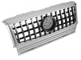 Sport Kühlergrill W464 für Mercedes G-Klasse W463 1990-2012 Silber Chrom - CR Tuning