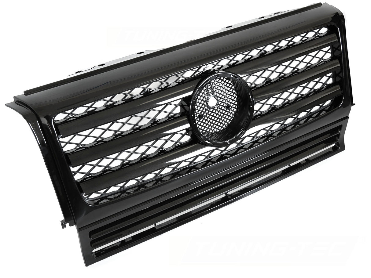 Sport Kühlergrill schwarz Glanz für Mercedes G-Klasse W463 1990-2012, G-Klasse Zubehör
