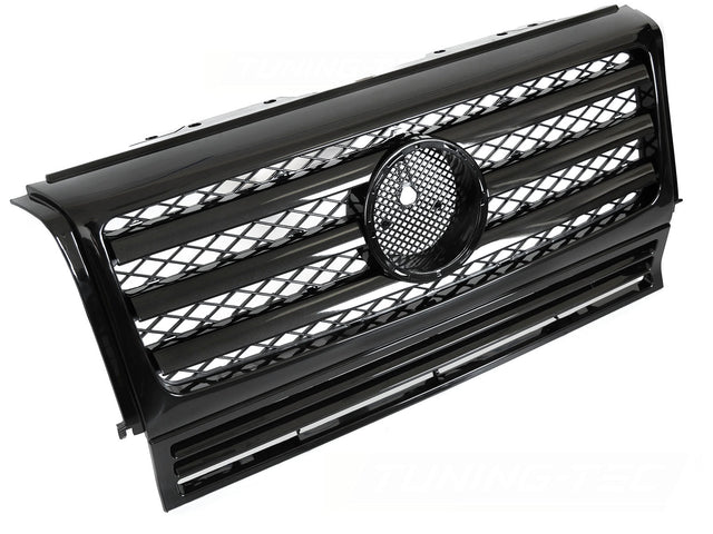 Sport Kühlergrill schwarz Glanz für Mercedes G-Klasse W463 1990-2012, G-Klasse Zubehör