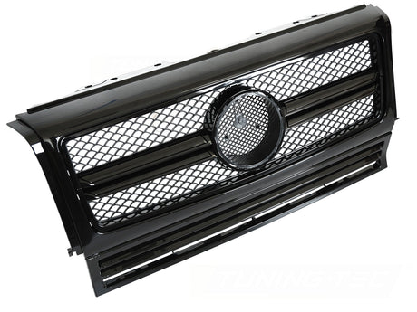 Sportgrill Kühlergrill für Mercedes G-Klasse W463 1990-2012 schwarz Glanz - CR Tuning