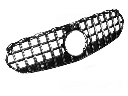 Kühlergrill für Mercedes C-Klasse W206 S206 2021- schwarz chrom PDC Kamera