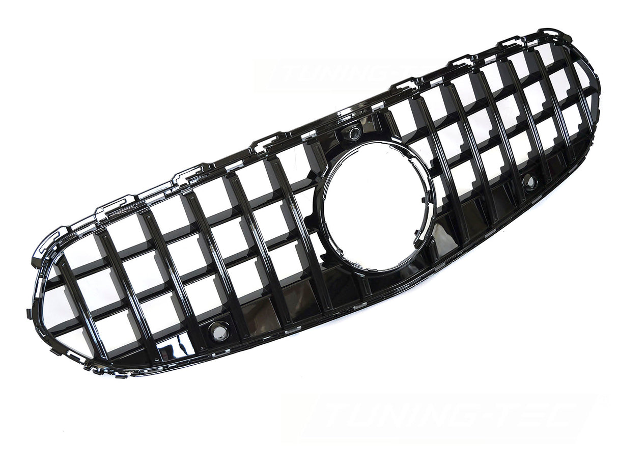 Sport Kühlergrill Mercedes C-Klasse W206 S206 2021- schwarz Glanz Panamericana Optik