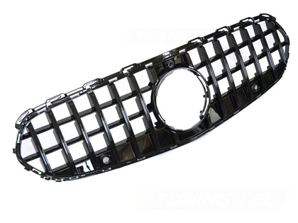 Sport Kühlergrill für Mercedes C-Klasse W206 S206 2021- schwarz Glanz