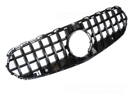 Sport Kühlergrill für Mercedes C-Klasse W206 S206 2021- schwarz Glanz - CR Tuning