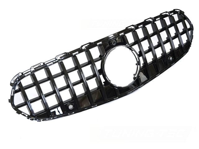 Sport Kühlergrill Mercedes C-Klasse W206 S206 2021- schwarz Glanz Panamericana Optik