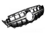 Silberner Kühlergrill für Mercedes E-Klasse W213 S213 2016-2019 mit Kameraaufnahme