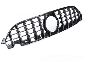 Sport Grill schwarz chrom für Mercedes CLE C236 A236 Coupe Cabrio 2023- 2024 Kühlergrill Panamericana